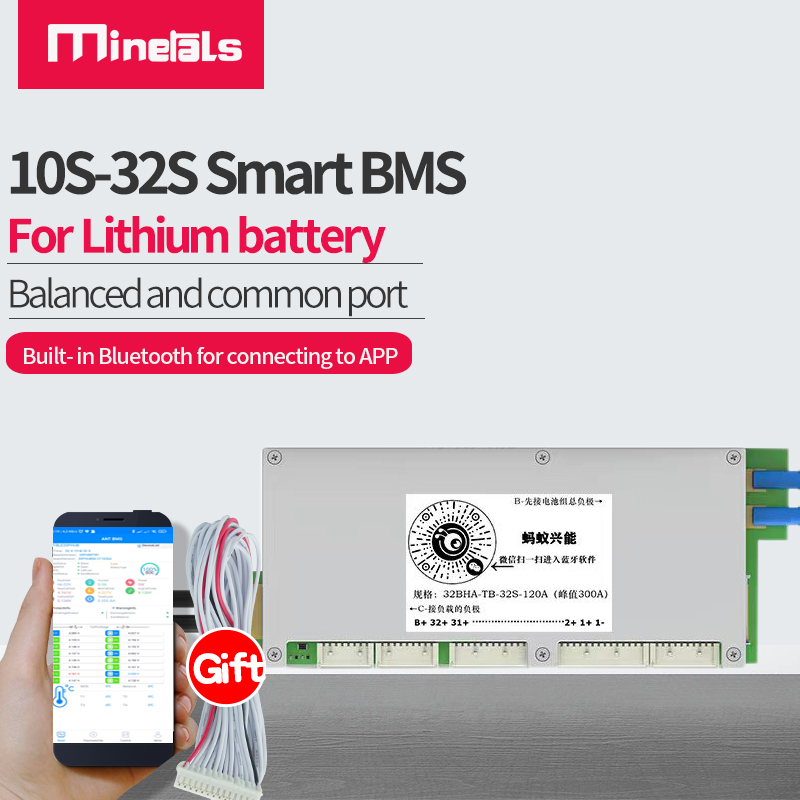 10S-32S ANT Smart BMS 250A 200 - огляд і ціна Smart Bms 24S 200A Bluetooth Lifepo4