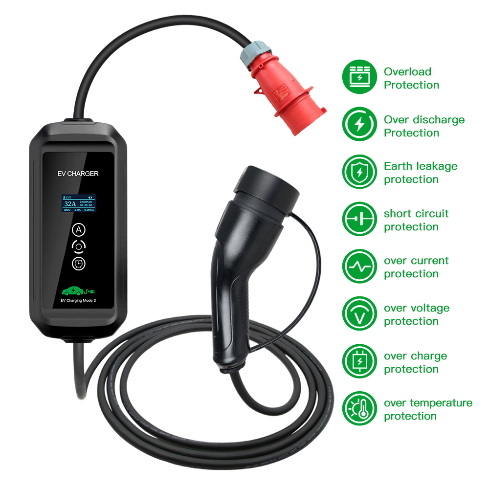 EV Charger 22kw 3 Phase Type 2 - огляд і ціна Ev Charger Type 2 22Kw 32A 3 Phase