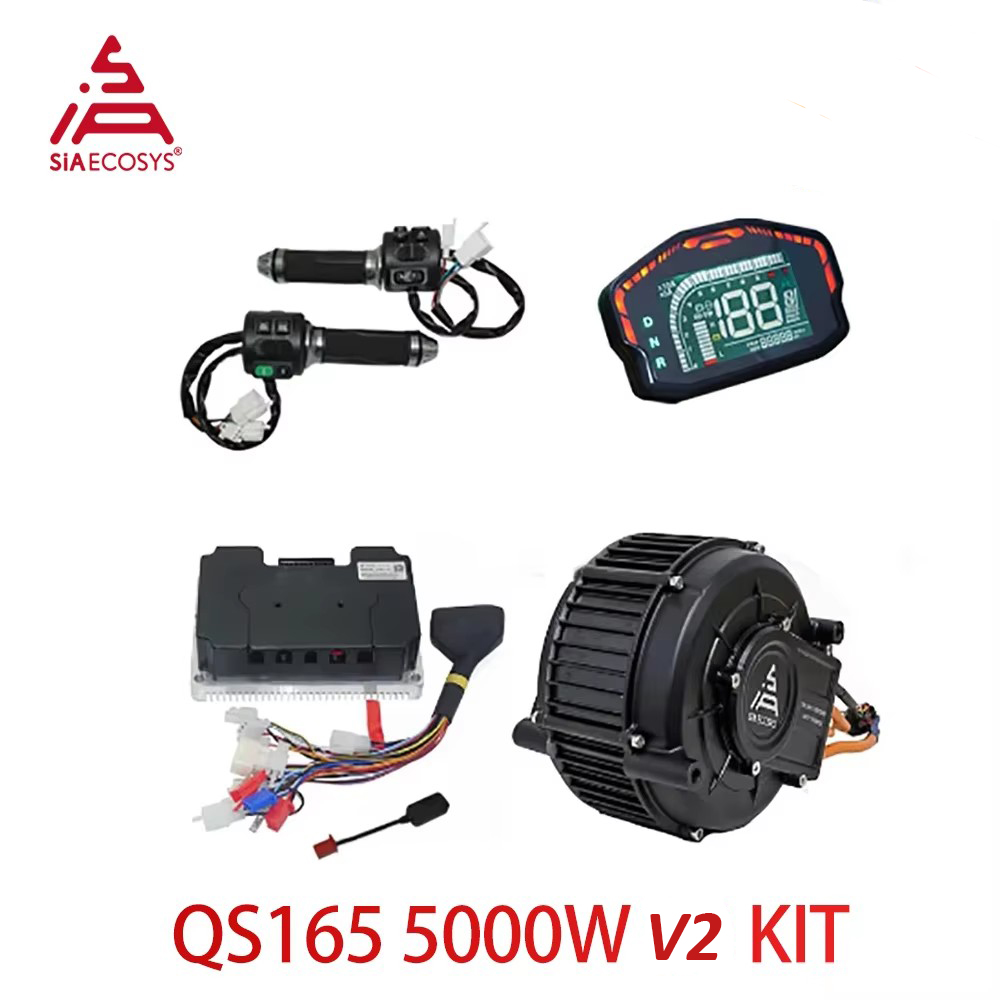 QS165 V2 5000W 72V Mid Drive M - огляд і ціна Mid Drive Motor Kit 72V 5000W