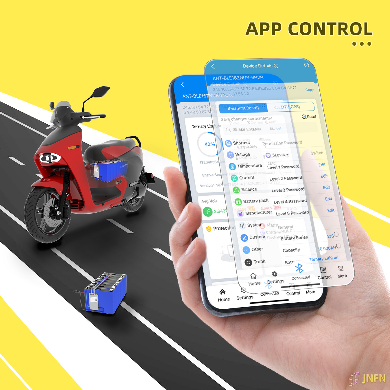 Ant BMS Smart 10S to 24S 550A  - огляд і ціна Smart Bms 24S 200A Bluetooth Lifepo4