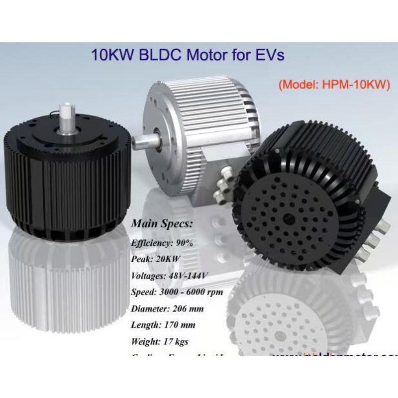 BLDC10KW 10kW Water-cooled Bru - огляд і ціна Water Cooled Bldc Motor 10Kw