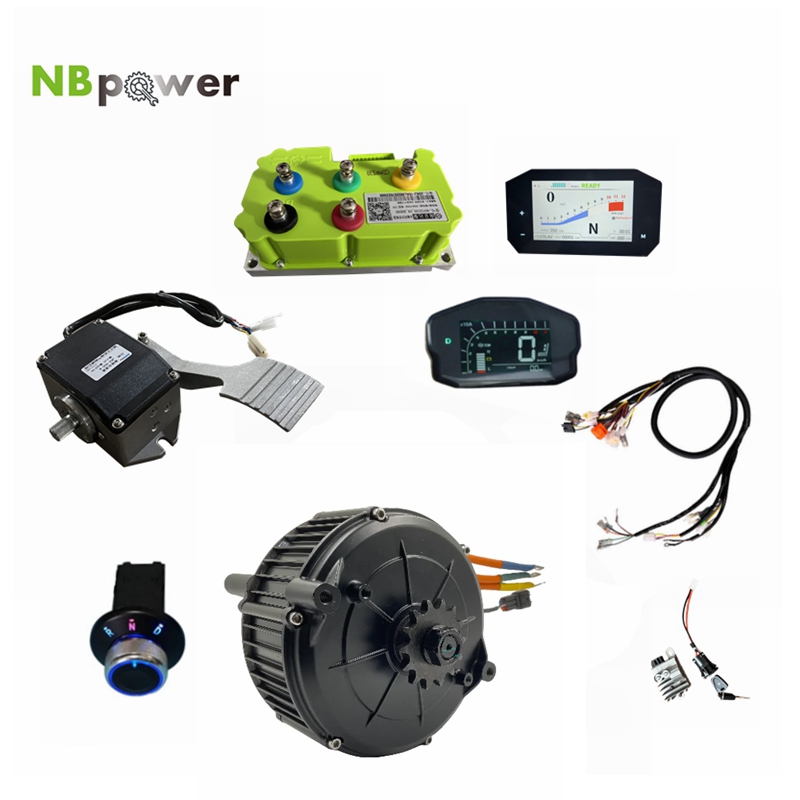 QSMOTOR 165 35H 5000W Mid-driv - огляд і ціна Mid Drive Motor Kit 72V 5000W