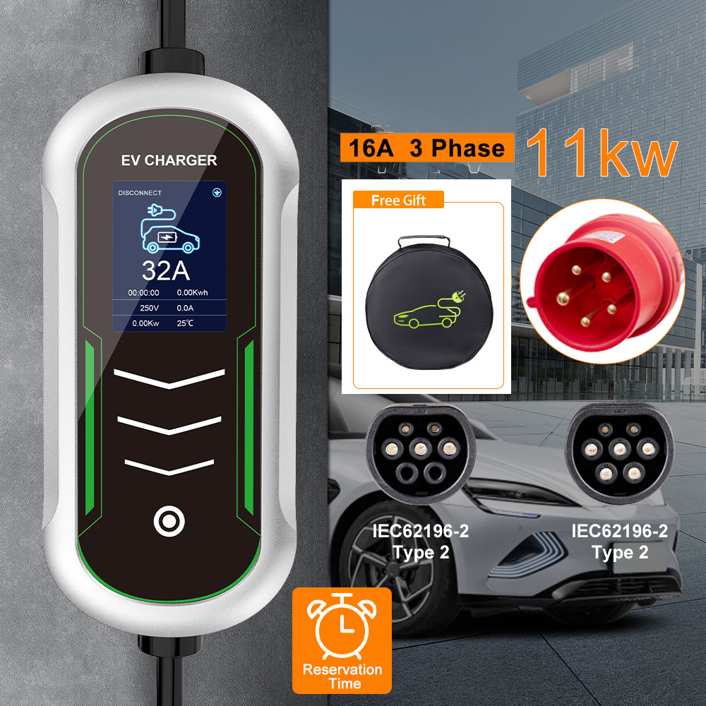 IPENGEN 11KW EV Portable Charg - огляд і ціна Type 2 Portable Ev Charger 11Kw Cee
