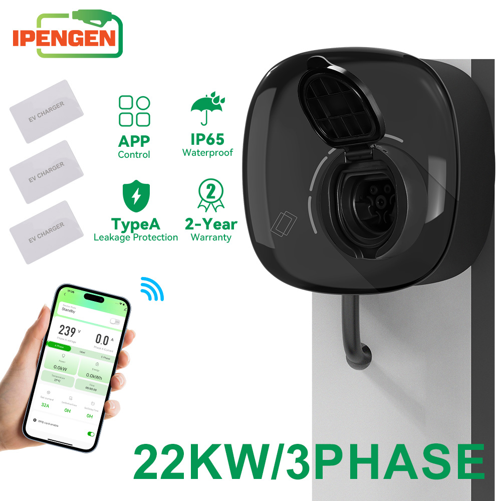 IPENGEN 22KW Type2 EV Charger  - огляд і ціна Ev Charger Type 2 22Kw 32A 3 Phase