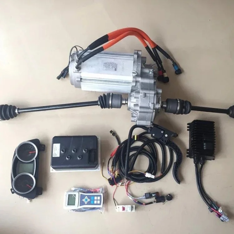 96V 10KW Ac Ev Car Full Kits C - огляд і ціна Ev Electric Motor Conversion Kit Car