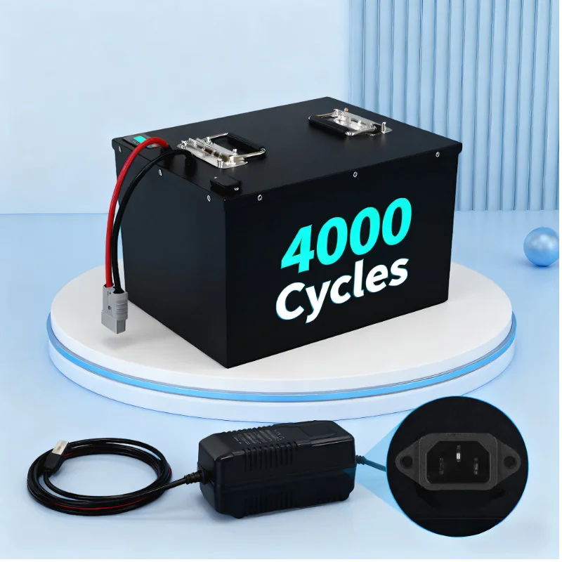 LIFEPO4 Battery Pack with BMS  - огляд і ціна Lifepo4 72V 100Ah Battery Pack Ev