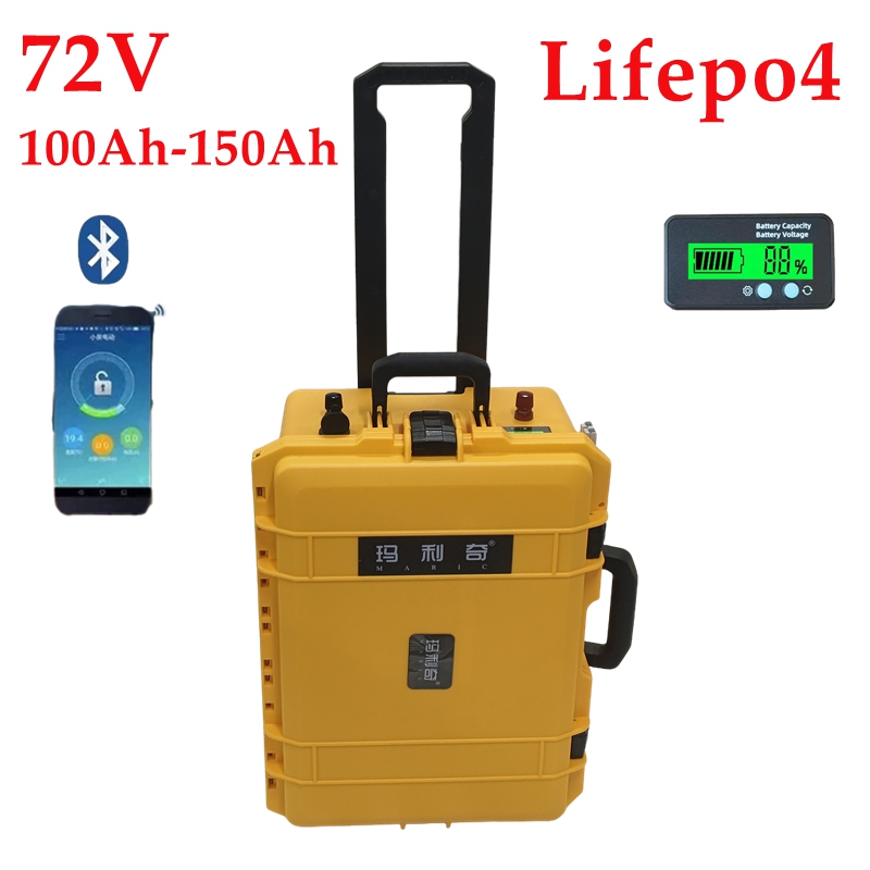 Waterproof 72V 150Ah 100Ah  Li - огляд і ціна Lifepo4 72V 100Ah Battery Pack Ev